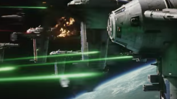 Star Wars The Last Jedi Trailer space battle