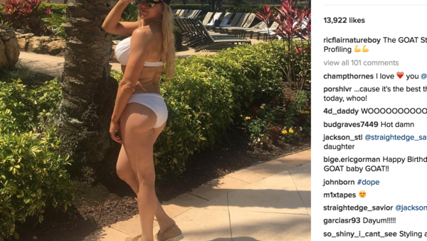Charlotte WWE Instagram Bikini