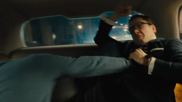 Kingsman The Golden Circle Taron Egerton Taxi