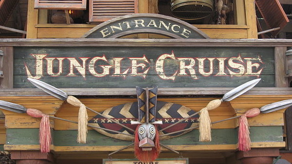 Disneyland Jungle Cruise Sign