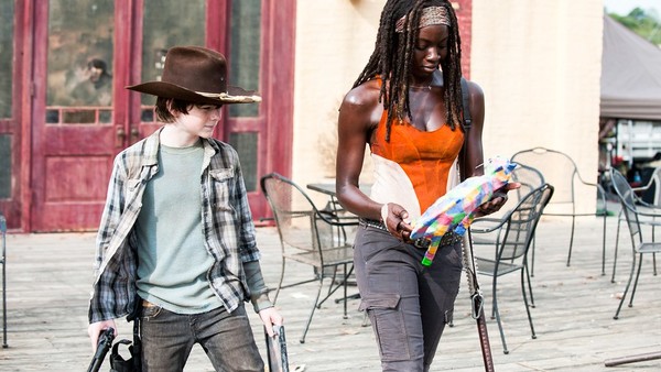 The Walking Dead Michonne Carl Rainbow Cat