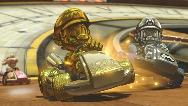 Mario Kart 8 Deluxe Gold Mario