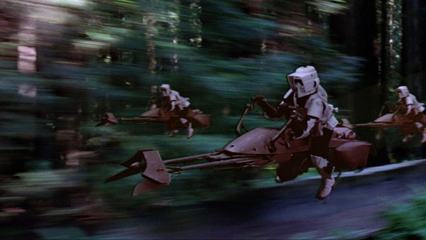 Star Wars Return of the Jedi Endor Speeder Bike Chase
