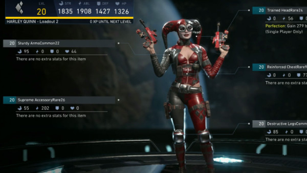 Injustice 2 Harley Quinn Gear