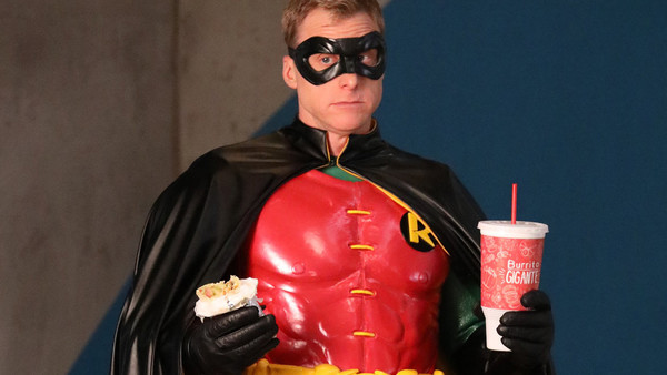 Powerless Alan Tudyk Van Wayne Robin Suit Feature