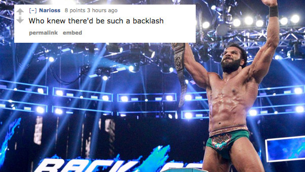 Jinder Mahal Backlash