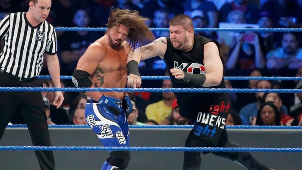 aj styles kevin owens