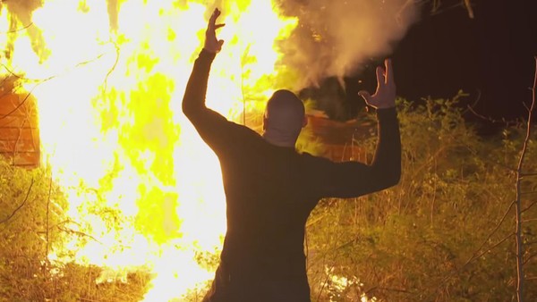 Randy Orton Bray Wyatt Fire Utter !*$%