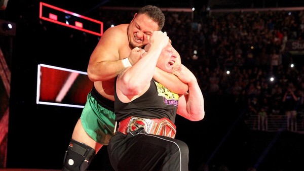Raw Samoa Joe Brock Lesnar