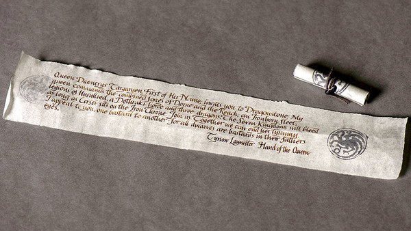 Game of Thrones Stormborn Tyrion's letter