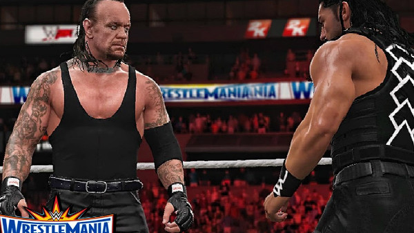 WWE 2K17 The Undertaker Roman Reigns