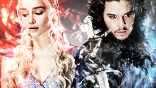 game of thrones jon snow and daenerys