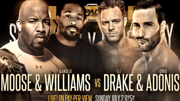 Slammivesary XV Moose DeAngelo Williams Eli Drake Chris Adonis