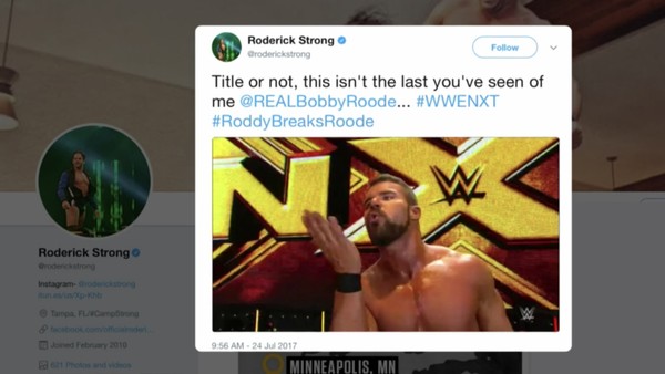 Roderick Strong Bobby Roode NXT 403