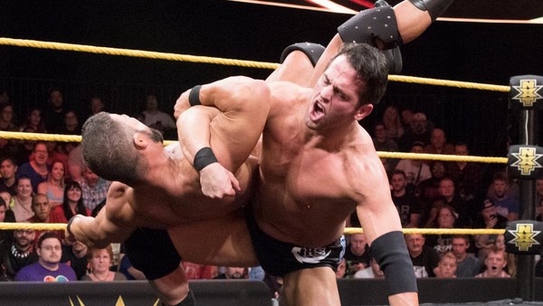 NXT 400 Bobby Roode Roderick Strong Backbreaker