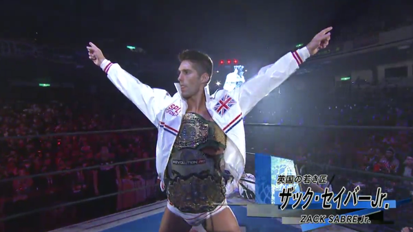 Zack Sabre Jr 3 Belts