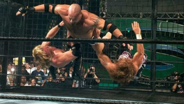 Goldberg Chris Jericho Shawn Michaels