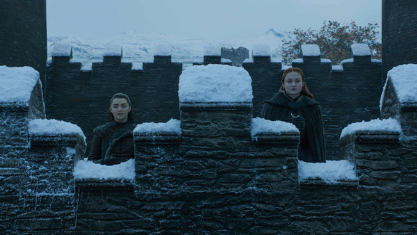 Game of Thrones Arya Sansa Winterfell