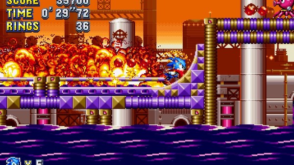 Sonic Mania Oil Ocean