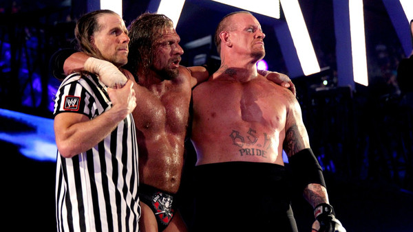 End of an Era WrestleMania XXVII The Undertaker Triple H Shawn Michaels
