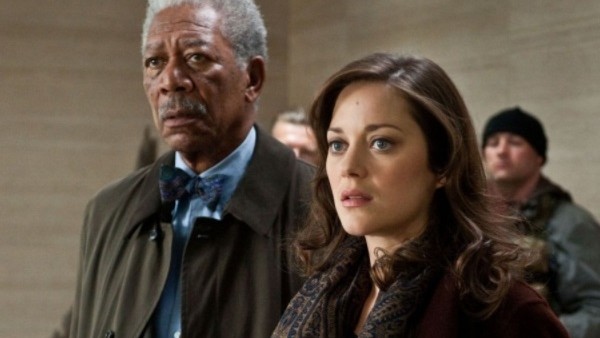 The Dark Knight Rises Morgan Freeman Marion Cotillard