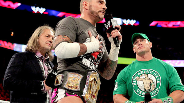 Bret Hart CM Punk John Cena