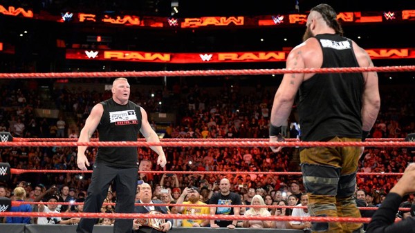 Raw Brock Lesnar Braun Strowman