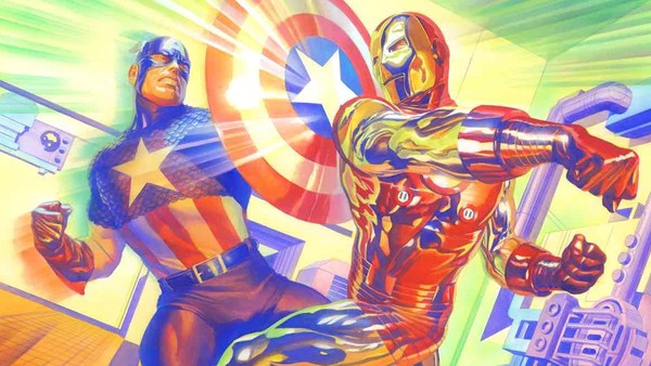 Captain America vs Iron Marvel