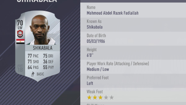 FIFA 18 Shikabala
