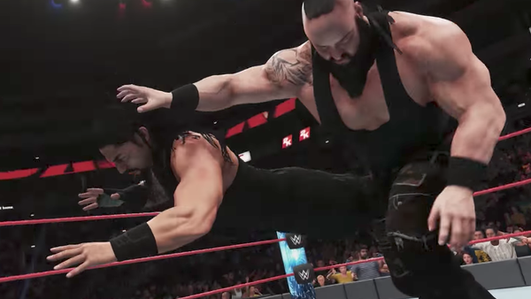WWE 2K18 Reigns Strowman