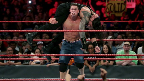 john cena roman reigns