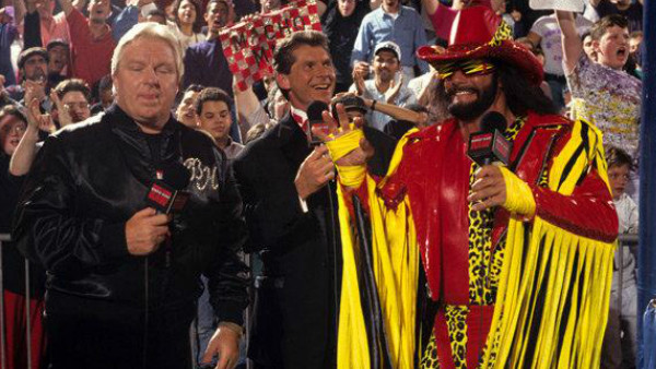 Bobby Heenan Vince McMahon Randy Savage