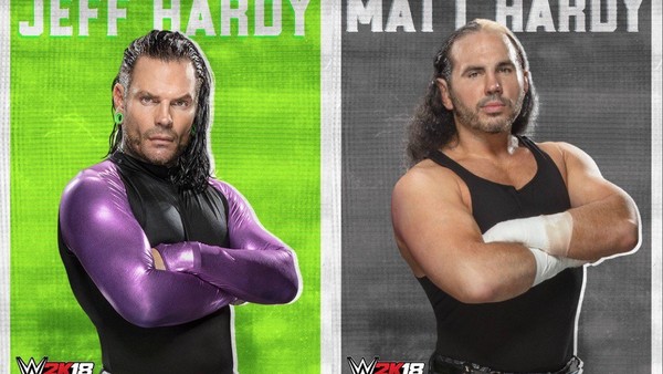 Matt Hardy Jeff Hardy WWE 2K18