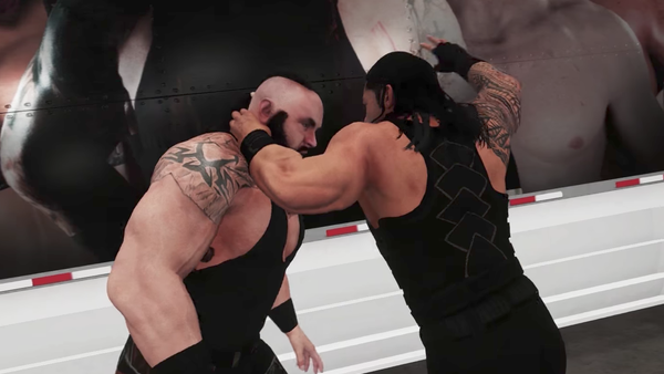 WWE 2K18 Reigns Strowman