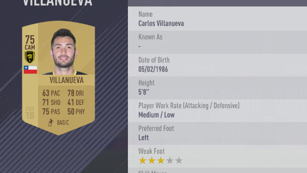 FIFA 18 Villanueva