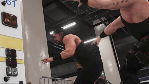 WWE 2K18 Reigns Strowman Ambulance