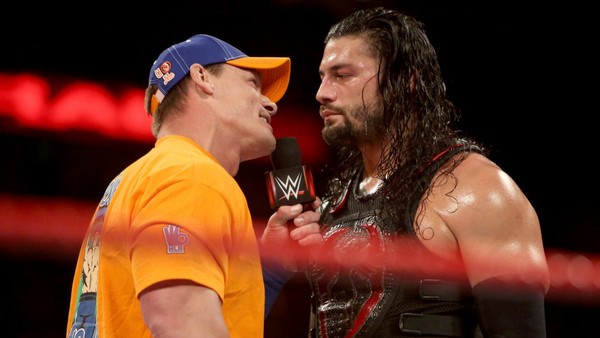 john cena roman reigns