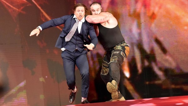 The Miz Braun Strowman