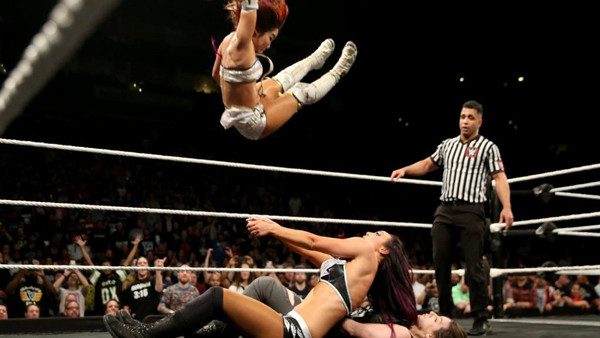 NXT TakeOver WarGames Kairi Sane Peyton Royce Nikki Cross