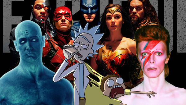 Justice League Watchmen David Bowie Rick And Morty