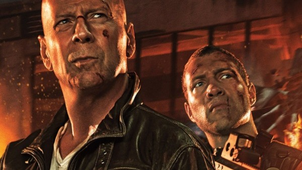 A Good Day To Die Hard Bruce Willis Jai Courtney