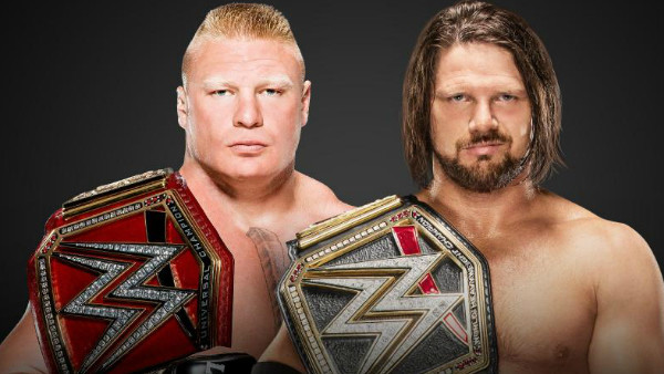 AJ Styles Brock Lesnar