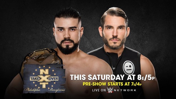 Andrade Almas Johnny Gargano TakeOver Philadelphia