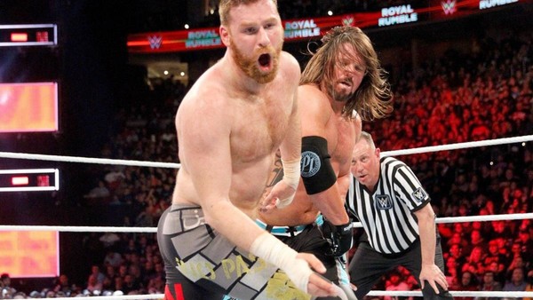 AJ Styles Sami Zayn