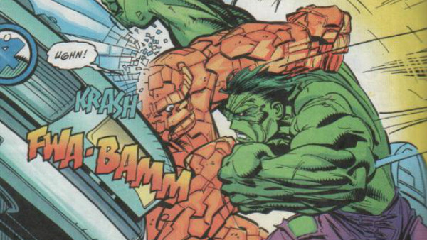 Hulk Thing Fight
