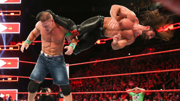 Seth Rollins John Cena