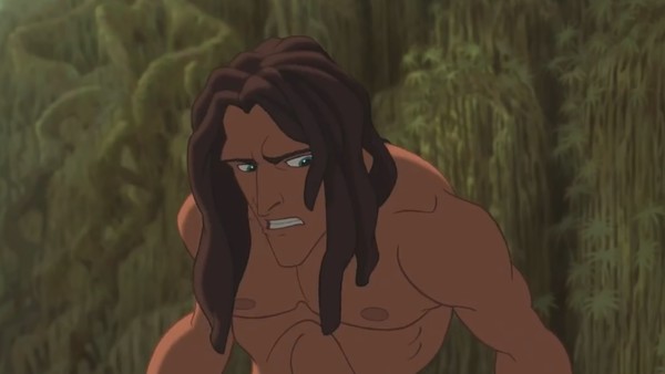 Disney Tarzan leopard fight aftermath no claw marks