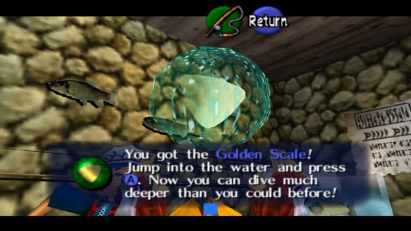 golden scale ocarina of time