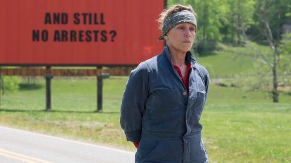 Frances McDormand three billboards