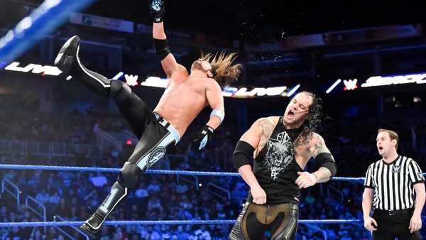 AJ Styles Baron Corbin